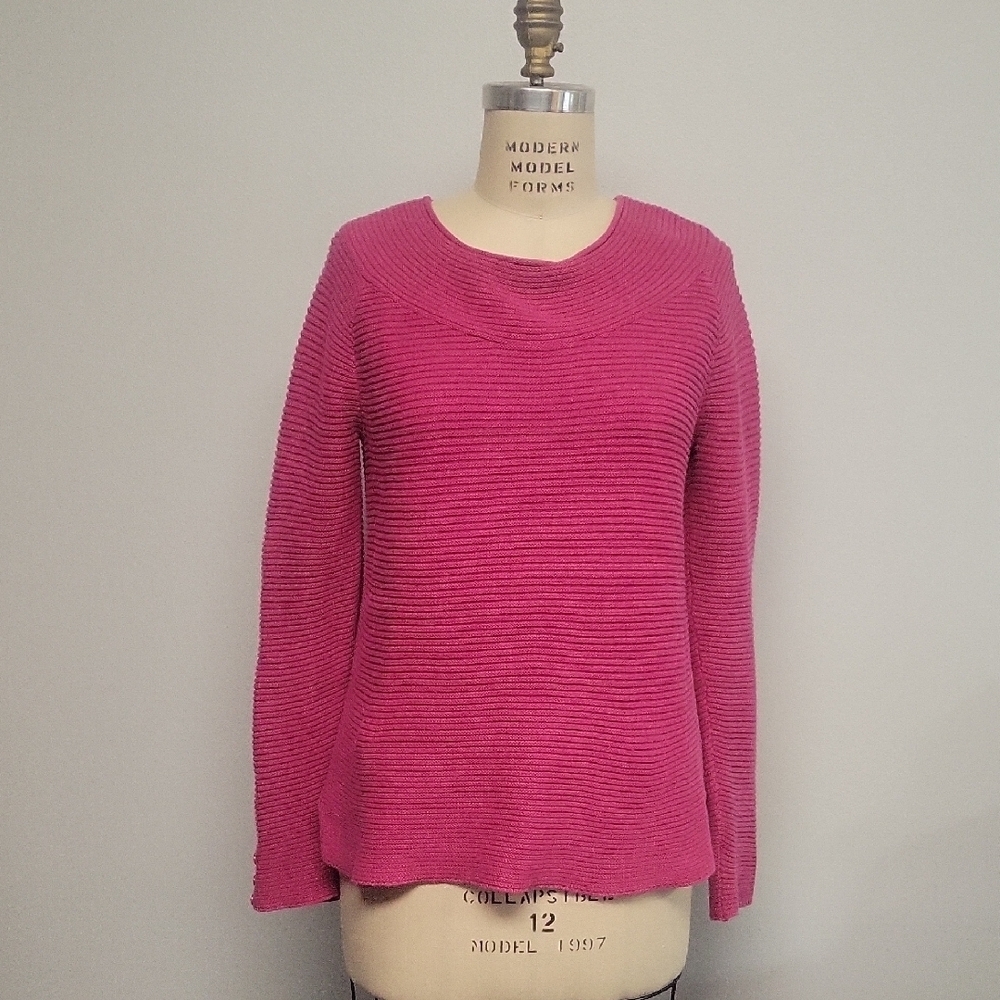 Talbots Hot Pink Knit Sweater